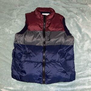 Boys S Old Navy Color Block Puffer Vest